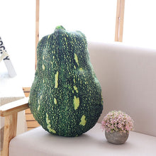 Load image into Gallery viewer, Lifelike Fruits Plush Toy Stuff Fruit Pillow Strawberry Pineapple Durian Hami Melon Eggplant Carrot Decorative Toy Throw Pillow