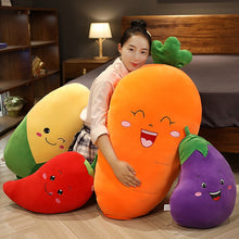 Load image into Gallery viewer, New Cartoon Smile Carrot chili corn Plush toy Cute Simulation eggplant Carrot Pillow Dolls Stuffed Soft Toys for Children Gift