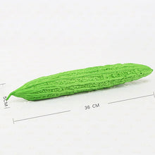 Load image into Gallery viewer, Artificial Vegetable Long Eggplant Bitter Gourd DIY Model Restaurant Window Display Photography Props Simulation for Home Decor
