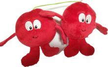 Load image into Gallery viewer, fruit vegetables soft plush toy goodness gang Banana pear carrot watermelon eggplant orange lemon strawberry pumpkin garlic
