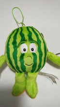 Load image into Gallery viewer, fruit vegetables soft plush toy goodness gang Banana pear carrot watermelon eggplant orange lemon strawberry pumpkin garlic
